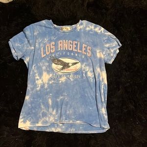 Los Angelo’s blue tye dye shirt